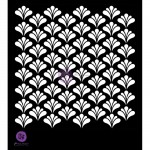 Designer Stencil - Art Deco Design Background - 6x6